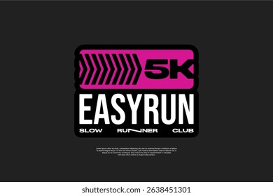 sportswear running design logo suitable for printing