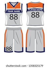 sportswear set vector template