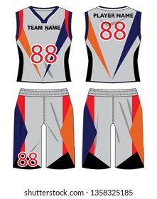 sportswear set vector template