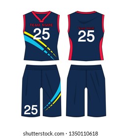 sportswear vector template