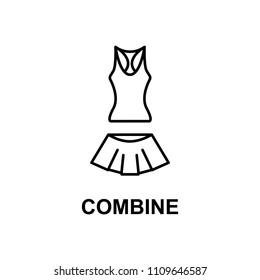 sportswear for women icon. Element of summer clothes for mobile concept and web apps. Detailed sportswear for women icon can be used for web and mobile. Premium icon on white background