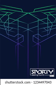 Sporty abstract background