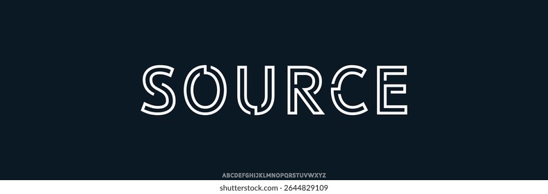 Sporty alphabet, wide bold font for powerful dynamic lettering, swift automotive logo, energetic daring headline, car racing branding. Vector typeset
