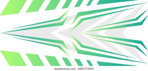 sporty arrow green gradient gaming jersey print background