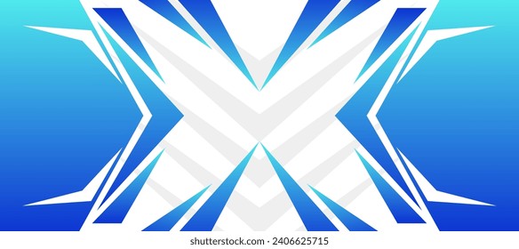 sporty blue gradient geometric modern futuristic background