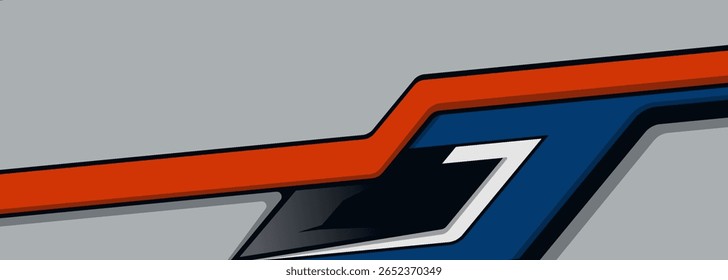 sporty car livery with exclusive colors. abstract background design for vehicle vinyl wrap and sports car, racing car, jersey, and banner