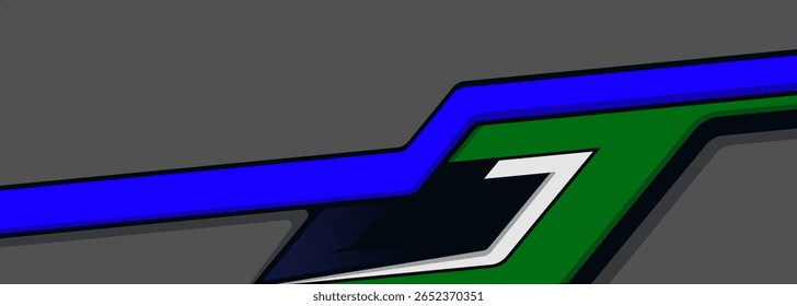 sporty car livery with exclusive colors. abstract background design for vehicle vinyl wrap and sports car, racing car, jersey, and banner