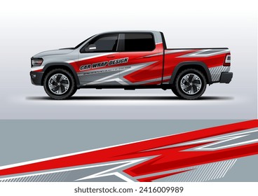 Sporty Car wrap livery design archivo vectorial eps 10