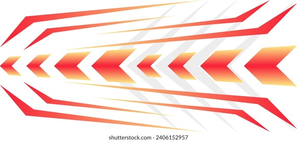 sporty chevron red gradient geometric modern jersey background