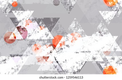 Sportliche Kleidung Nahtlose Hintergrundtextur. Rough Geometry Pattern. Tech bildet nahtlose Textur. Camouflage Kleidung Muster.