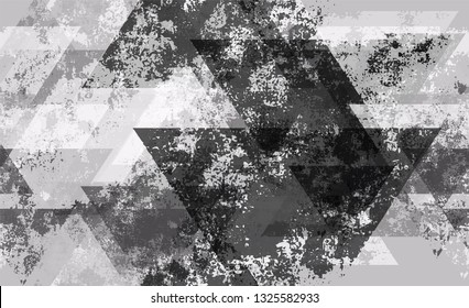 Sporty Clothes Seamless Background Texture. Cracked Technology Pattern.  Dirty Grunge Style Background. Technological Camouflage Pattern.