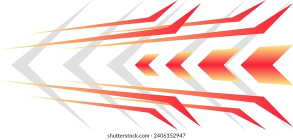 sporty fast red gradient geometric modern jersey background