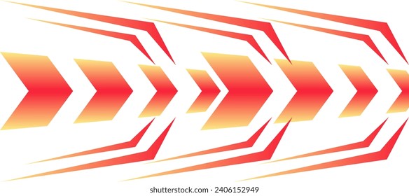 sporty fast speed red gradient geometric modern jersey background