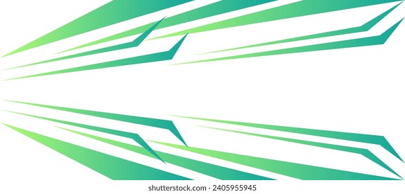 sporty fast speed stripes dynamic green gradient gaming jersey background