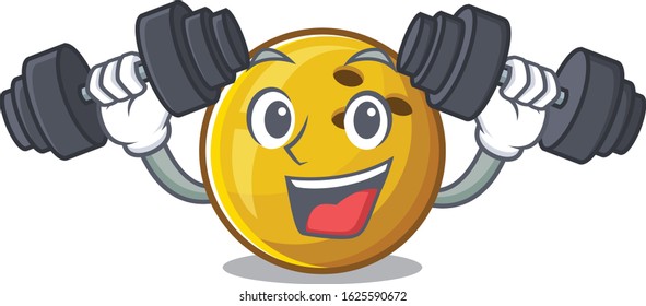 Sporty Fitness exercise bowling ball using barbells