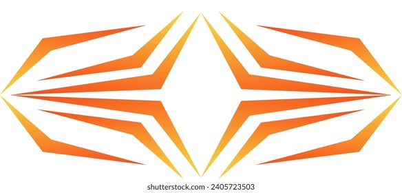 fondo jersey de gradiente de color naranja geométrico deportivo