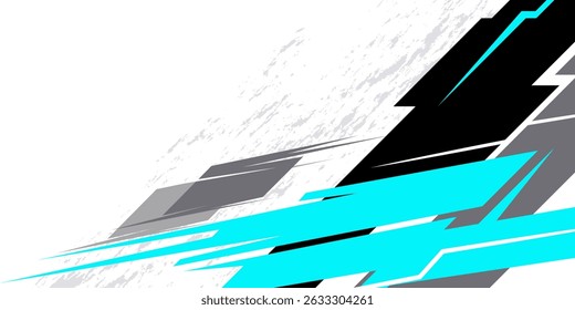 Sporty hatchback carro wrap livery projeto vetor arquivo eps 10 com arquivo imprimível abaixo
