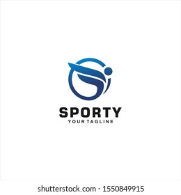 Sporty Logo Design template Inspiration and concept