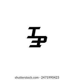 sporty style esport monogram initial letter boldand cool concept IP
