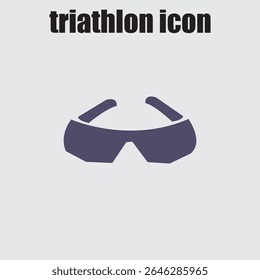 Sporty triathlon eyewear showcased for eye protection with its sleek, modern design making it perfect for any athlete or outdoor enthusiast.