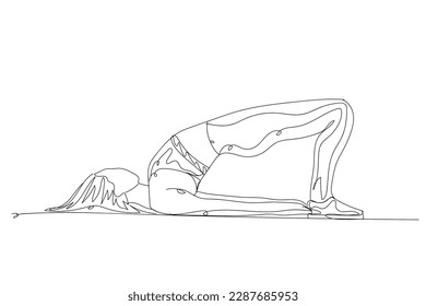 Sporty woman doing exercise on white background