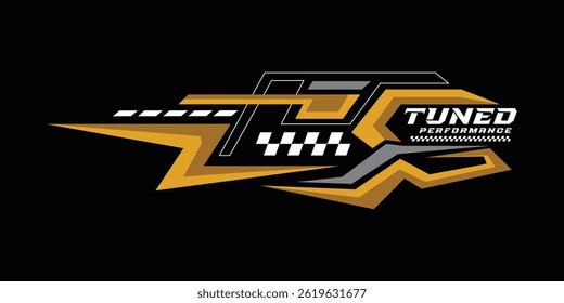 Sporty wrap decal vinyl performance automotive sticker decoration