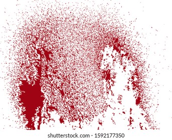 A spot of blood. Stains blood splatter. Vector illustration on isolated background.