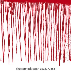 A spot of blood. Stains blood splatter. Vector illustration on isolated background.
