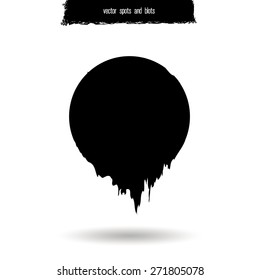 Spot and blot vector illustration