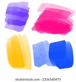 Spot, isolated on a white background. Drawing with markers.   Hand-drawn illustration.  Vector
