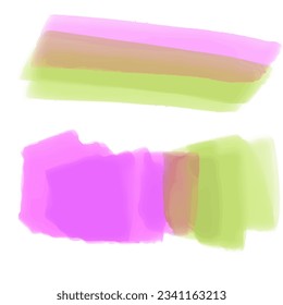 Spot, isolated on a white background. Drawing with markers.   Hand-drawn illustration.  Vector