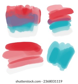 Spot, isolated on a white background. Drawing with markers.   Hand-drawn illustration.  Vector