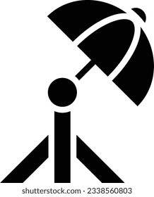 Icono de glifo de foco - Icono único, vector