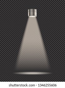 Spot light on transparent background