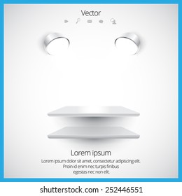 Spot lights to expose product