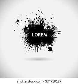 Spot paint. Vector