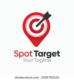 Spot Target Logo Design Template. Good for Business, Agency, Community and Organization