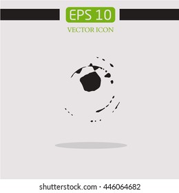 spot vector icon. spray. abstract camera shutter