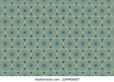 Spot vector illustration of abstract circle pattern.

