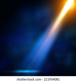 Spotlight abstract background. Vector illustration