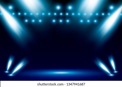 Spotlight background vector illustration