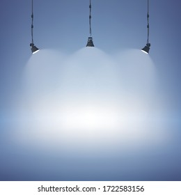 Spotlight background Wallpaper blue colour