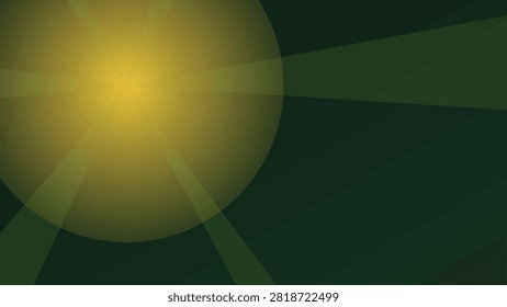 Spotlight Burst Citrus Pop Abstract Vector Background