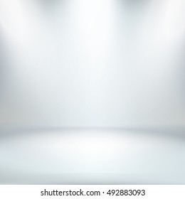 spotlight with crystal blue abstract  background