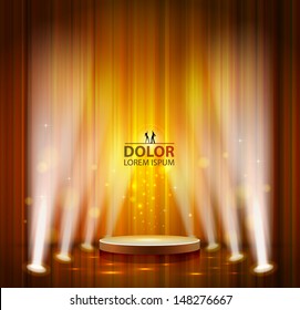 spotlight effect scene background 