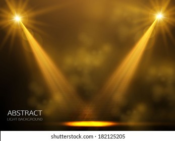 Spotlight Gold Background