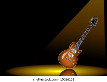 Spotlight guitar
