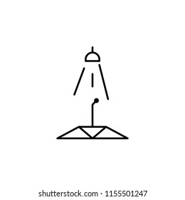 spotlight icon. Element of lighting icon for mobile concept and web apps. Thin line spotlight icon can be used for web and mobile