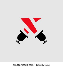Spotlight icon. Element of Theatre icon for mobile concept and web apps. Detailed Spotlight icon can be used for web and mobile