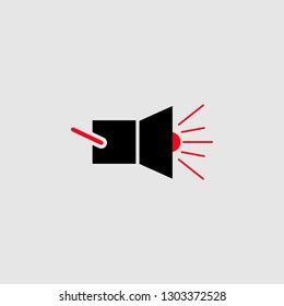 Spotlight icon. Element of Theatre icon for mobile concept and web apps. Detailed Spotlight icon can be used for web and mobile